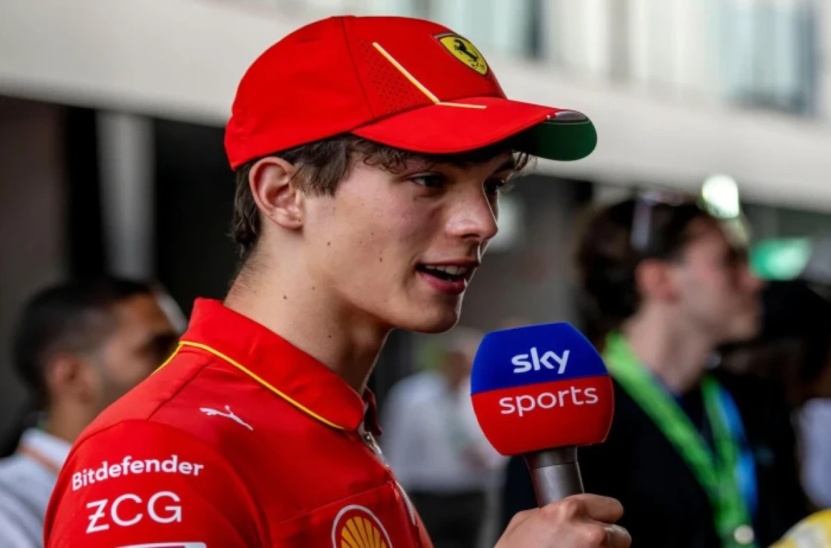 Oliver Bearman, reserve driver for the Ferrari team