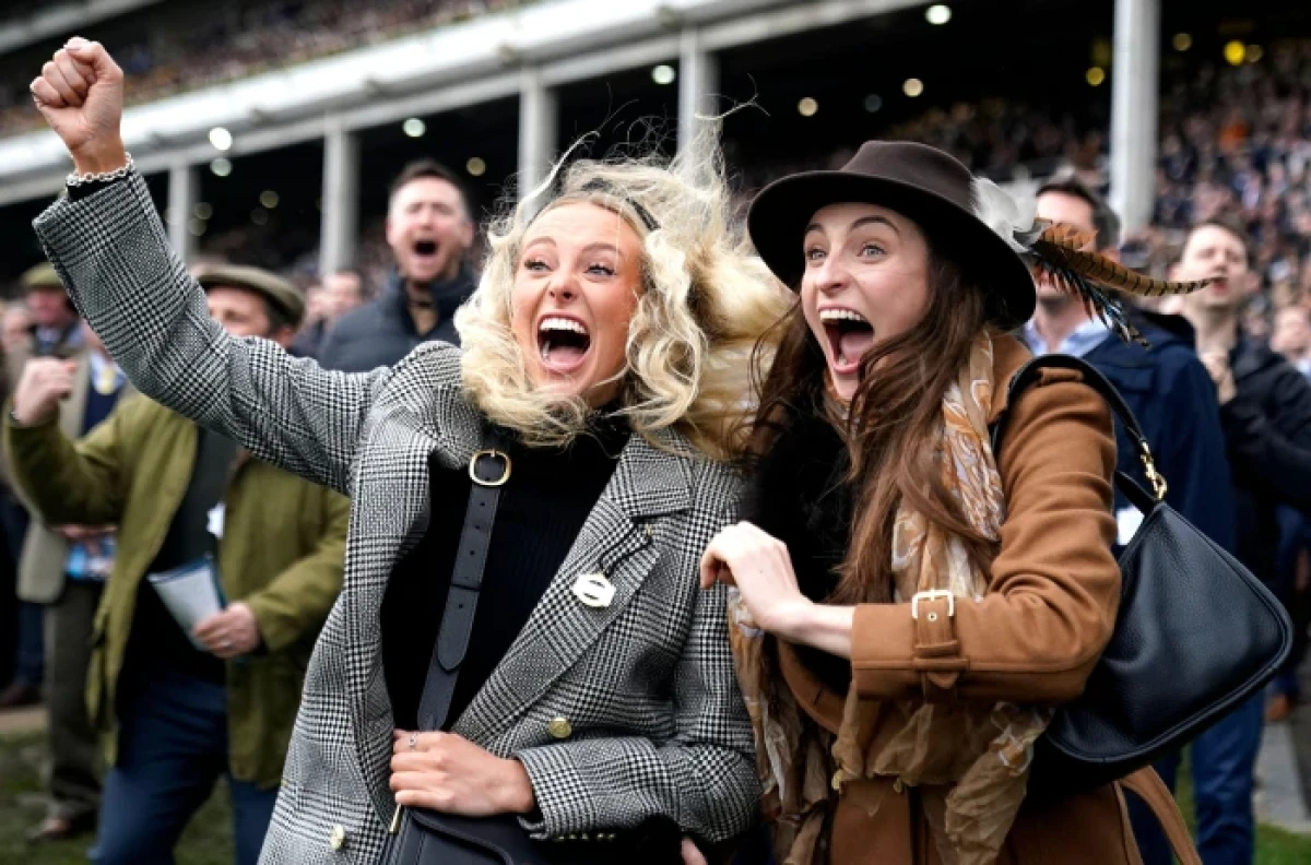Cheltenham racegoers celebrate