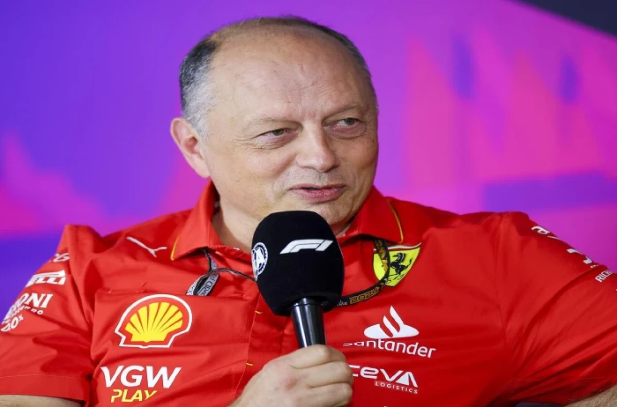 Ferrari team principal Frederic Vasseur