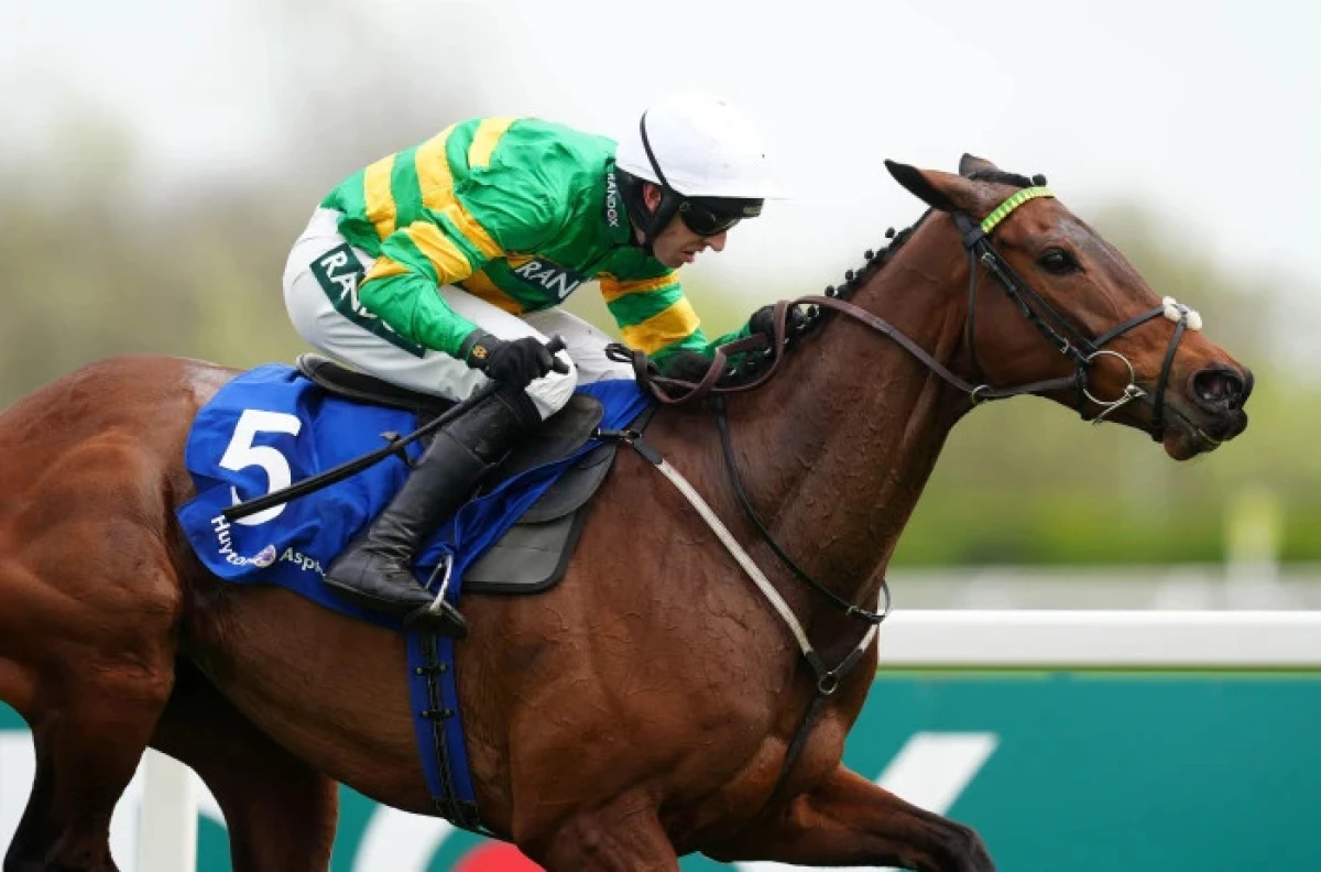 Inothewayurthinkin ridden by Mark Walsh win Mildmay Novices' Chase