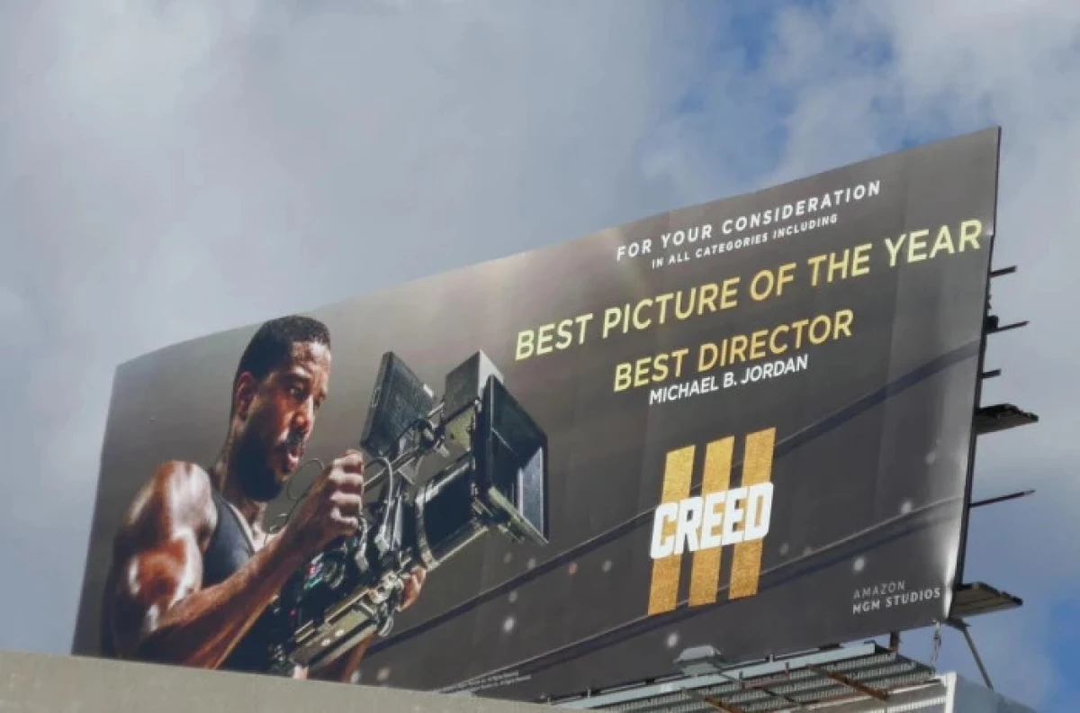 Michael B. Jordan Creed 3 Billboard