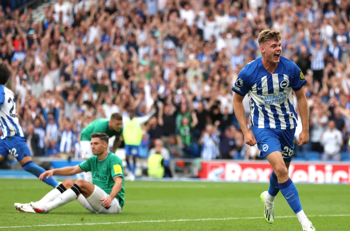 Evan Furguson scores for Brighton