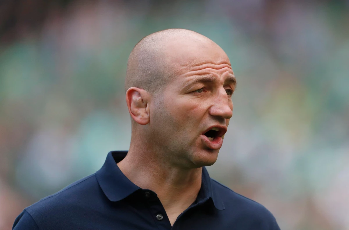 England's head coach Steve Borthwick