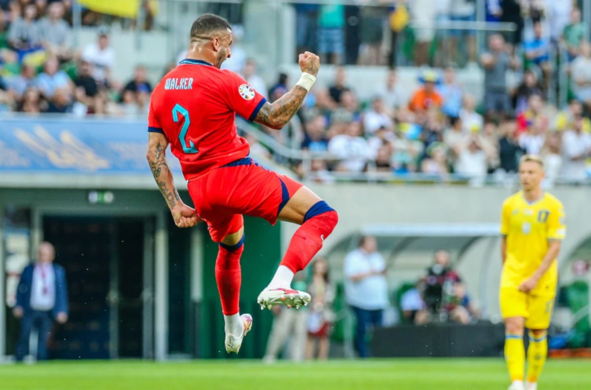 Kyle Walker goal celebration