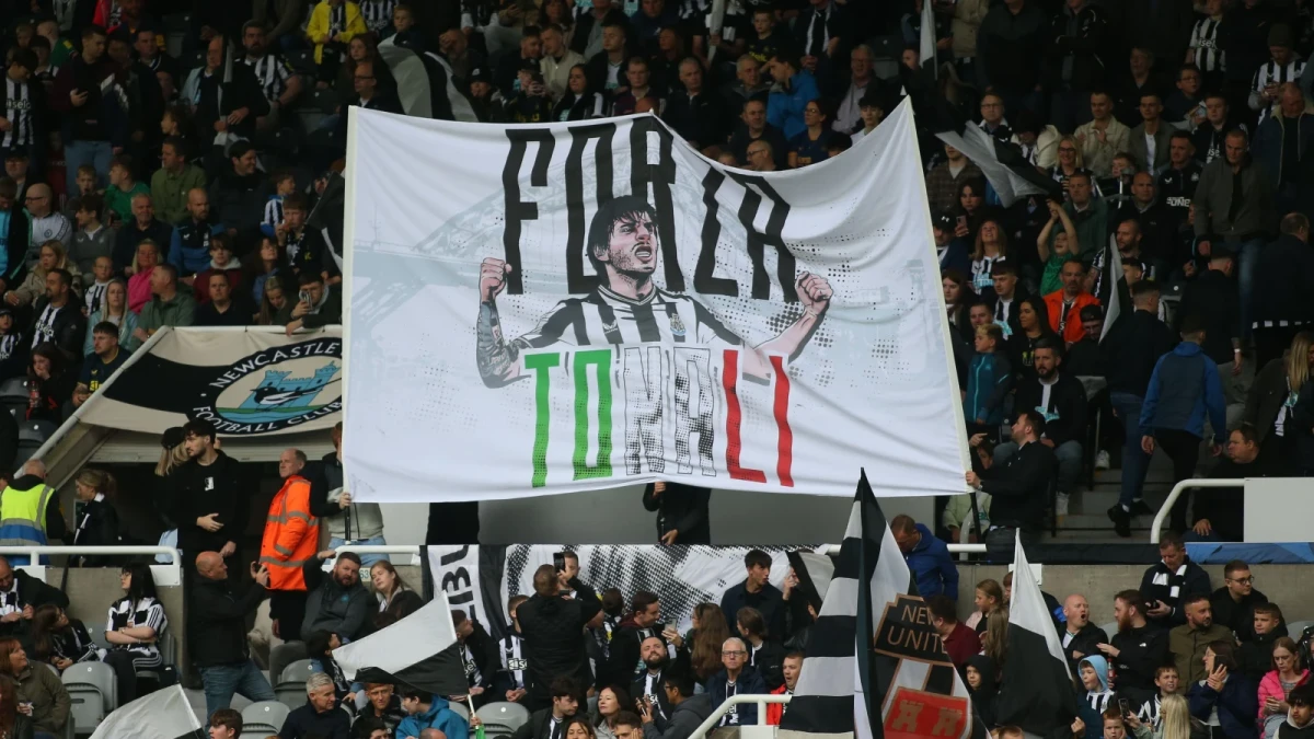 Newcastle United fans at St James Park
