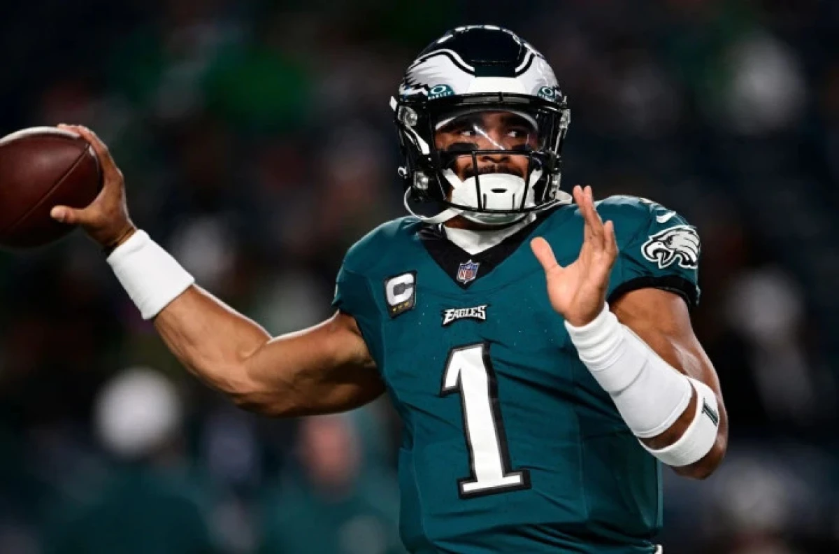 Philadelphia Eagles quarterback Jalen Hurts