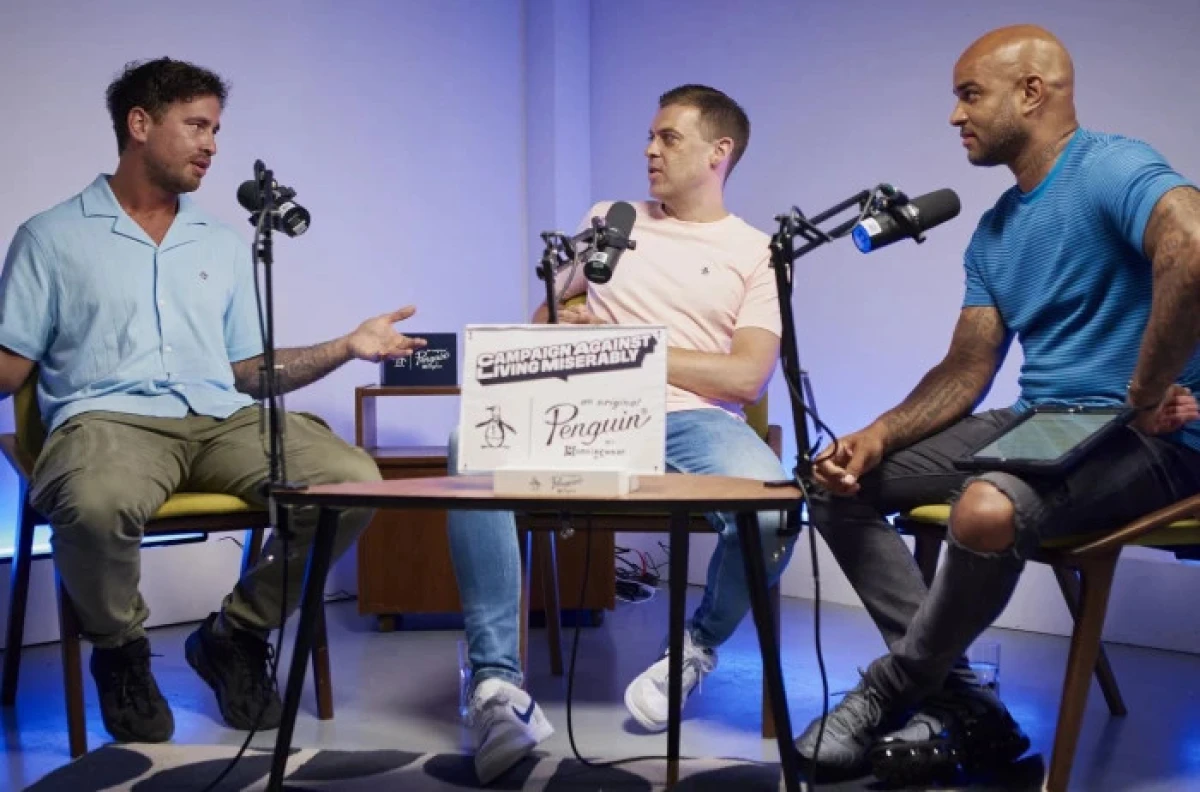 Danny Cipriani, speaking on the Original Penguin X Campaign Against Living Miserably UnderThe Surface podcast