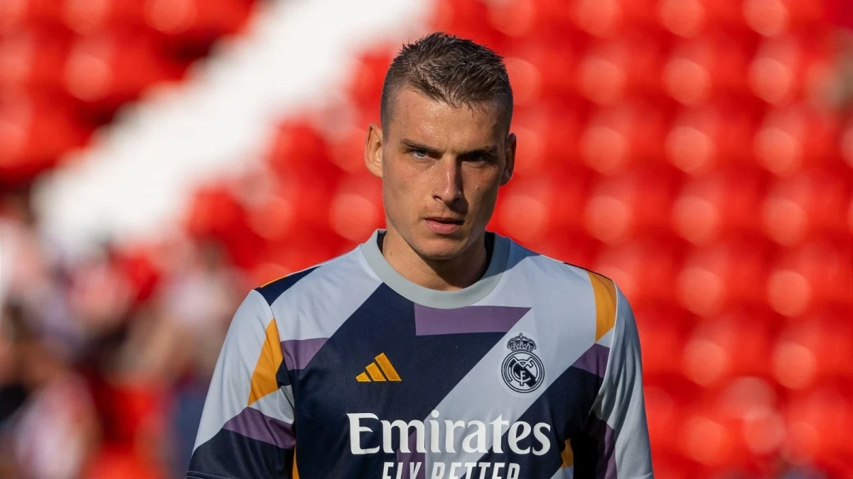 Andriy Lunin of Real Madrid