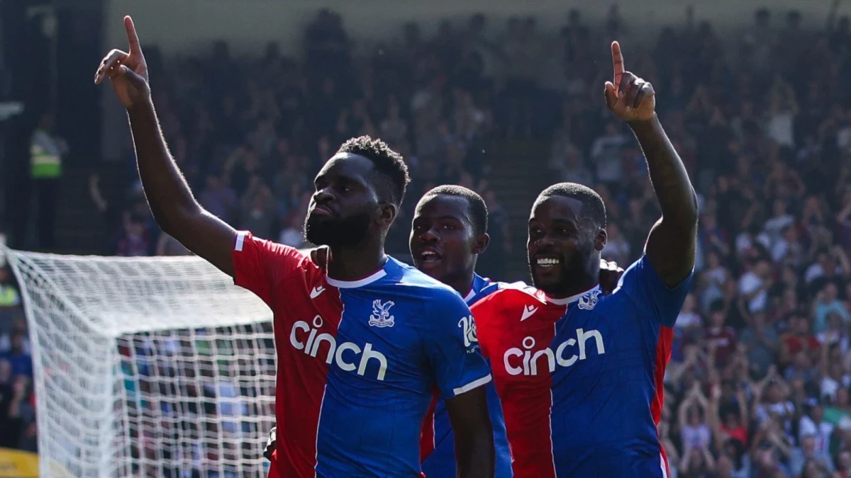 Odsonne Edouard and Crystal Palace teammates
