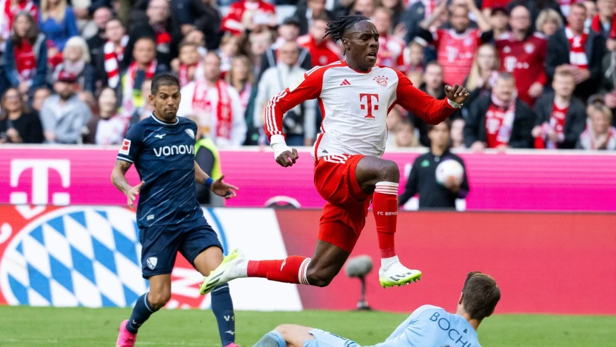 Mathys Tel of Bayern Munich