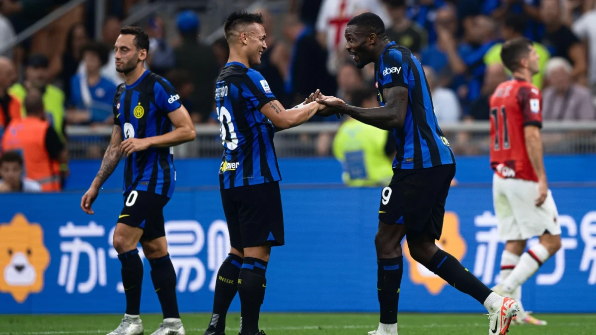 Lautaro Martinez and Marcus Thuram