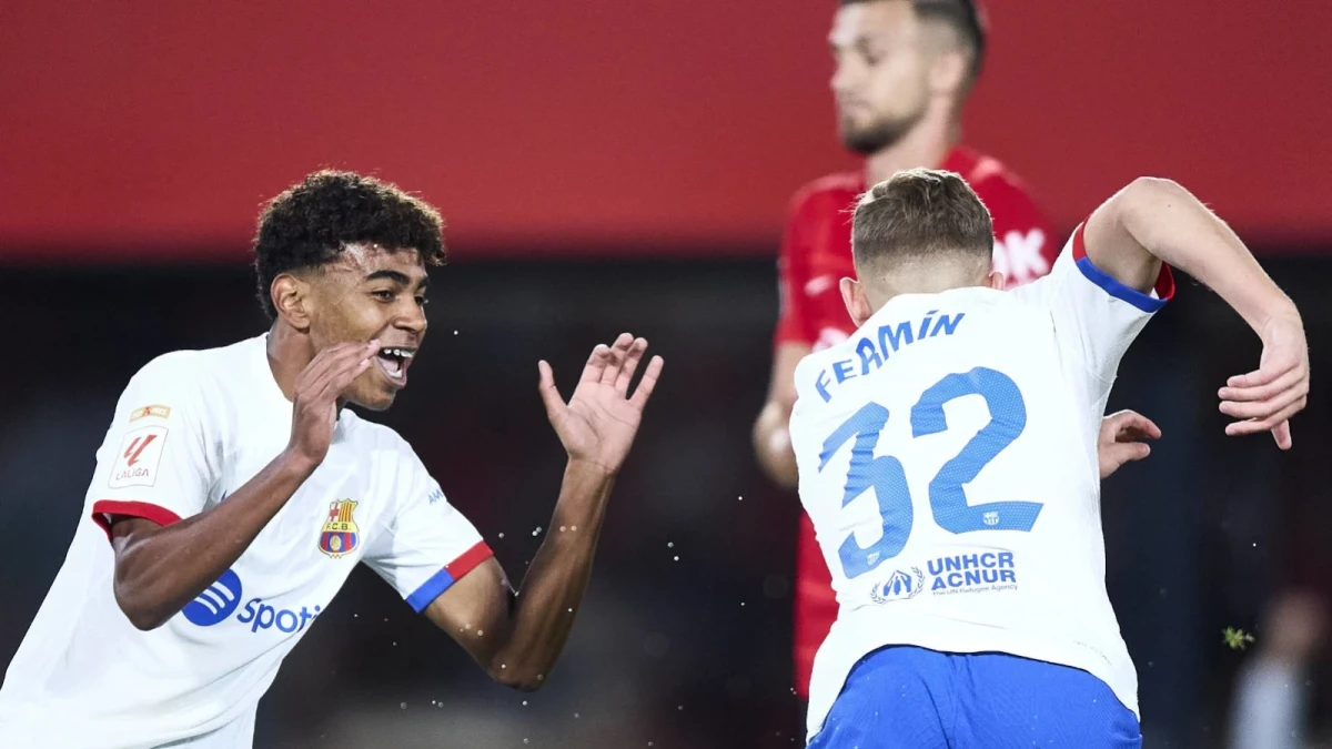 Fermin Lopez scores for Barcelona Sept 2023