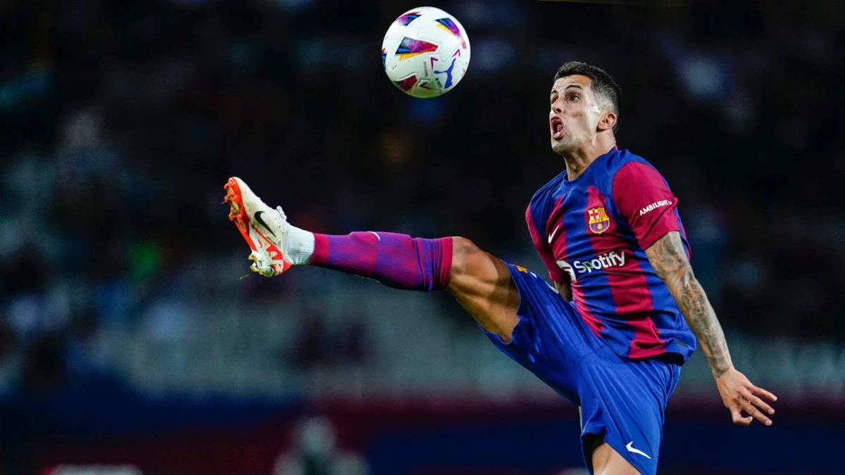 Joao Cancelo of FC Barcelona