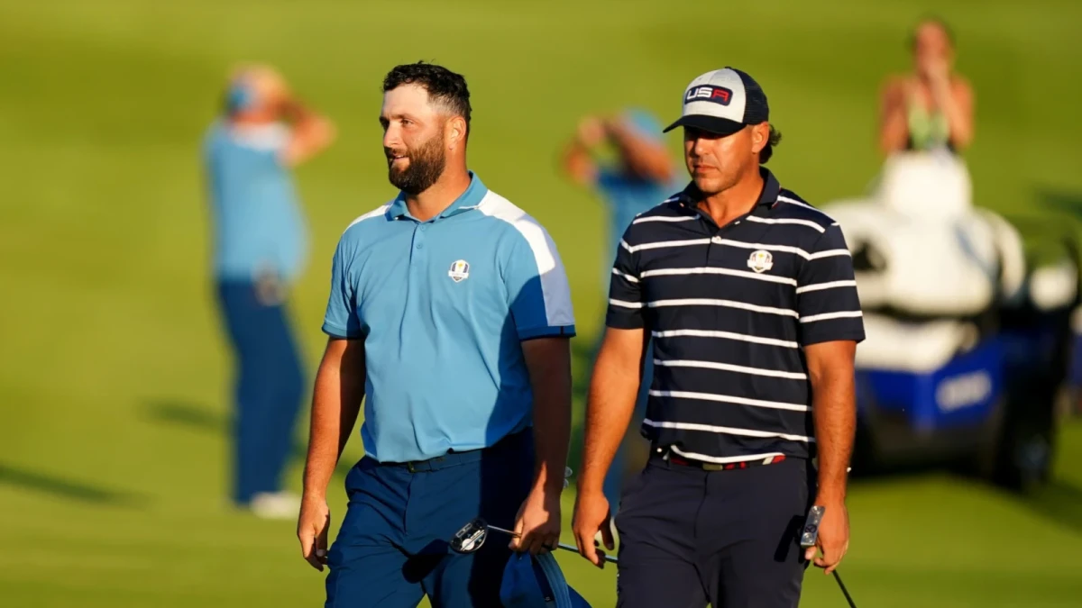Jon Rahm Brooks Koepka at Ryder Cup