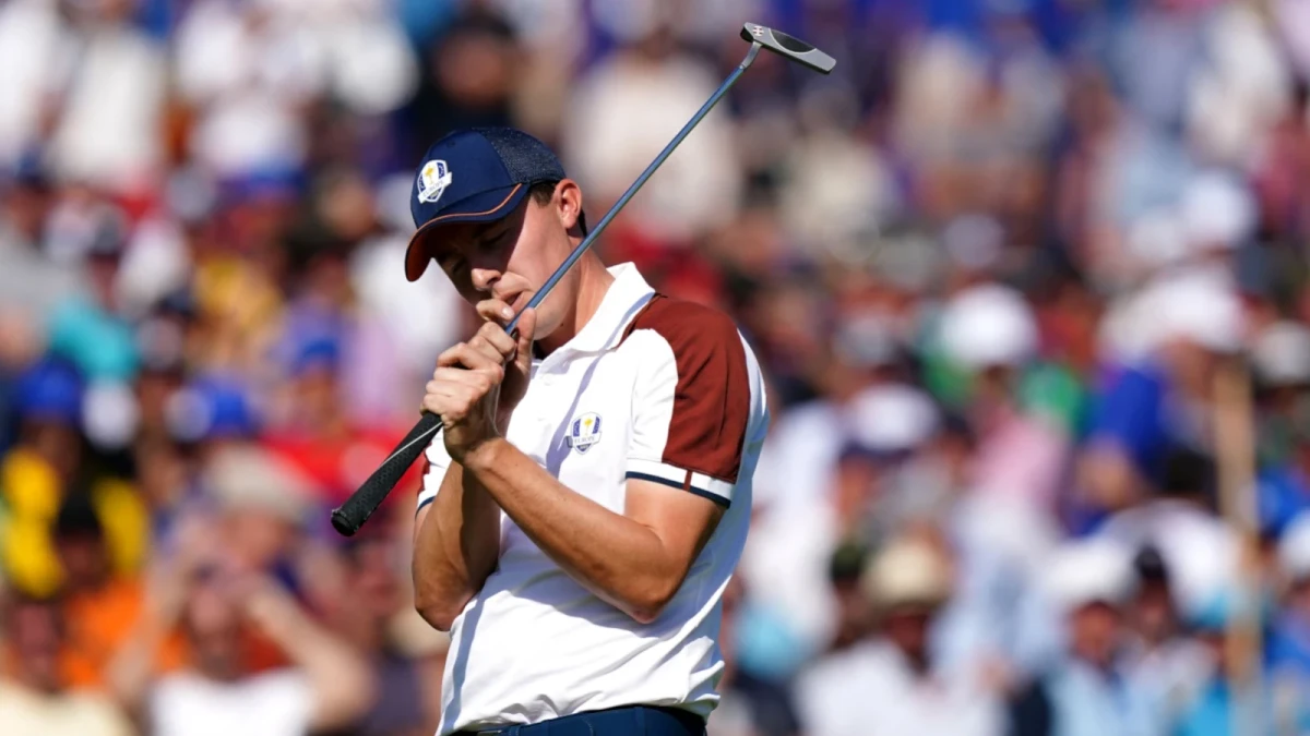 Matt Fitzpatrick at the Ryder Cup