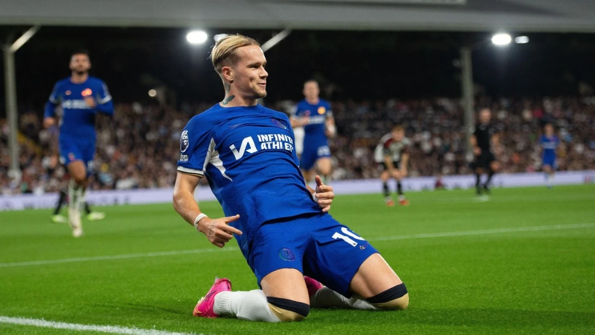 Mykhaylo Mudryk of Chelsea.