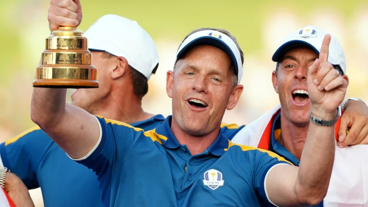 Luke Donald at the Ryder Cup