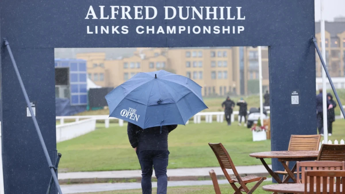 Alfred Dunhill Links Championship rain