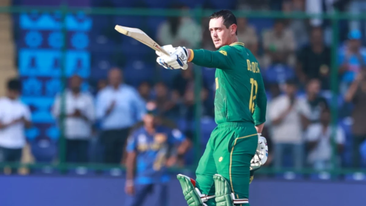 Quinton de Kock WC century