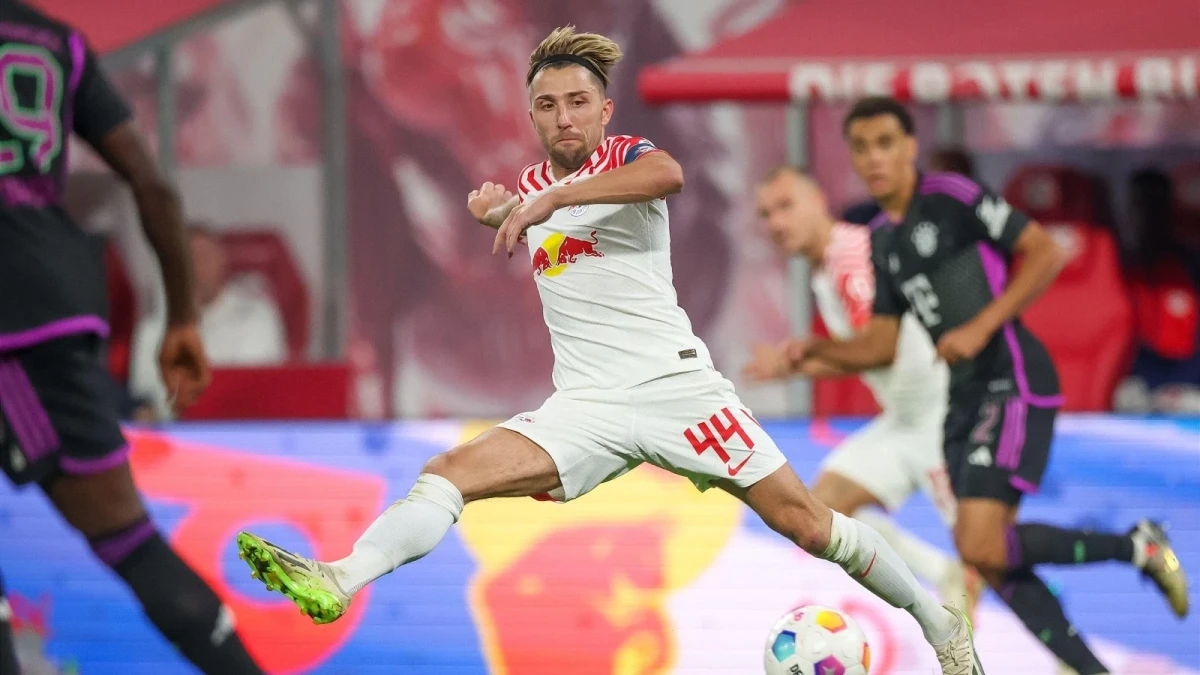 Kevin Kampl of RB Leipzig