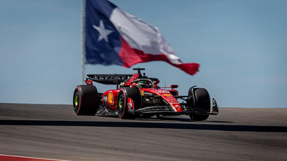 Charles Leclerc of Ferrari