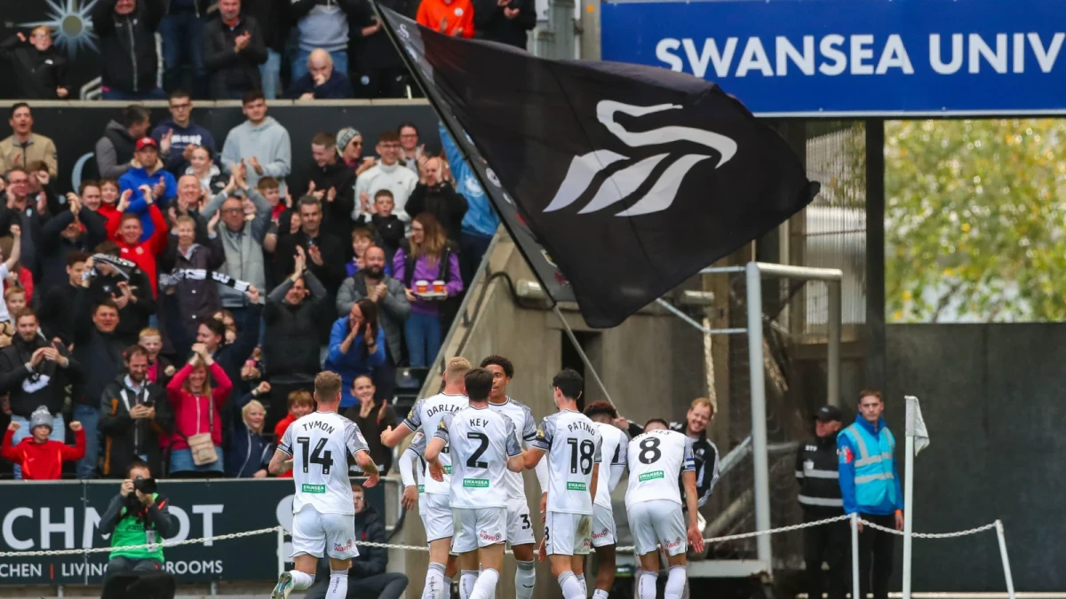 Matt Grimes scores for Swansea City
