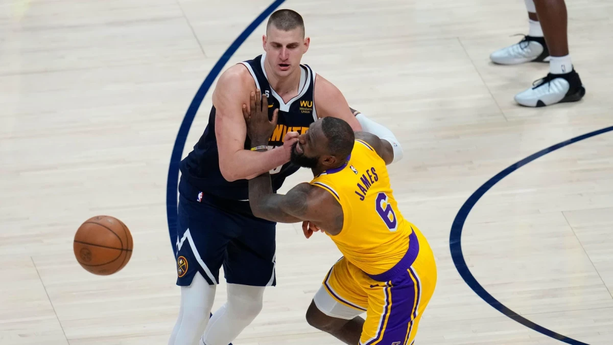 Nikola Jokic and LeBron James