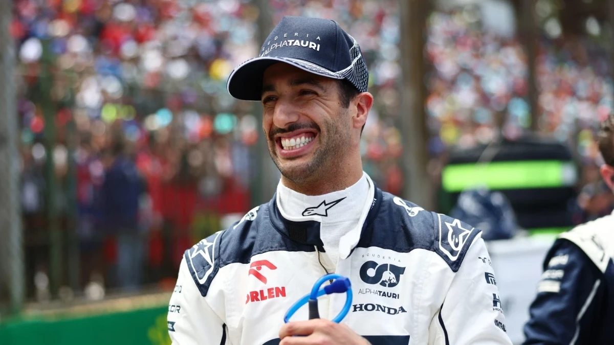Daniel Ricciardo of AlphaTauri