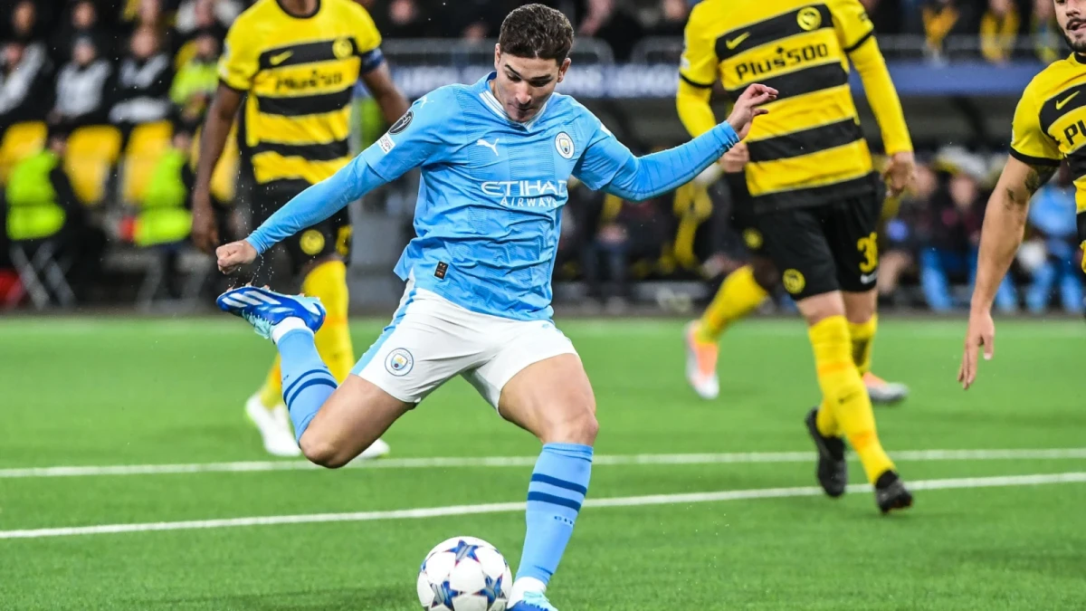 Julian Alvarez of Man City