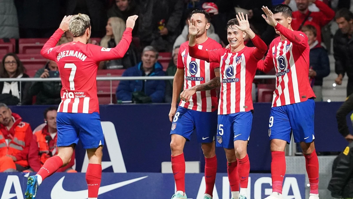 Antoine Griezmann and Alvaro Morata