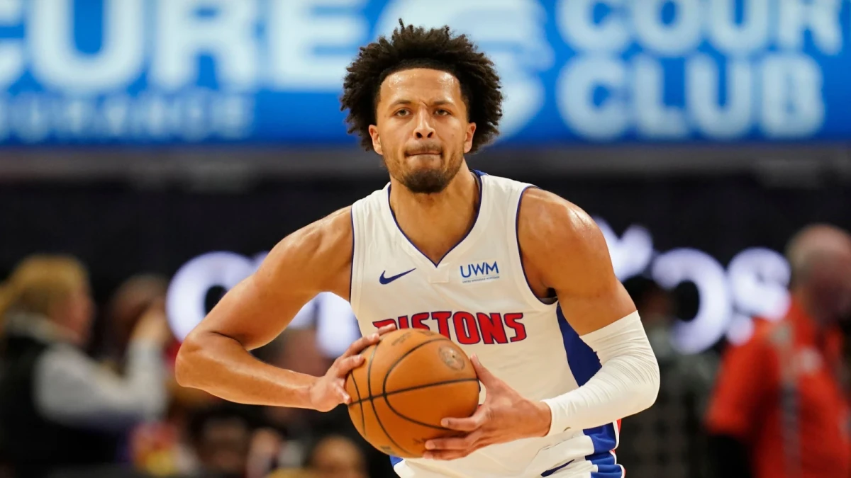 Detroit Pistons guard Cade Cunningham