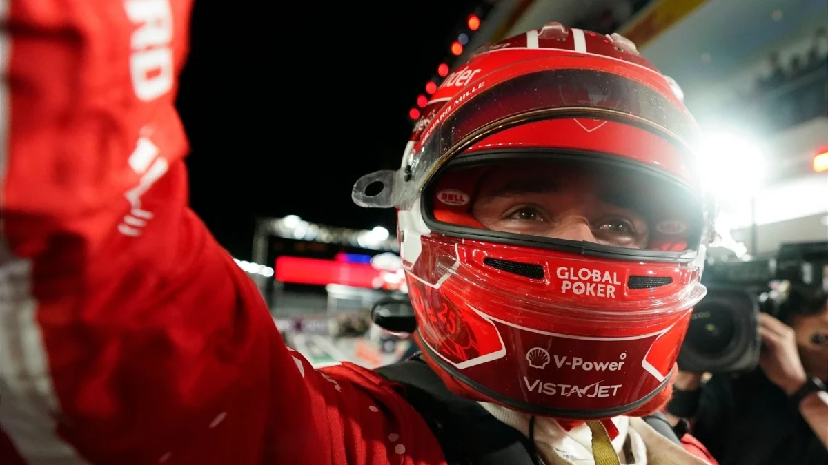 Charles Leclerc of Ferrari