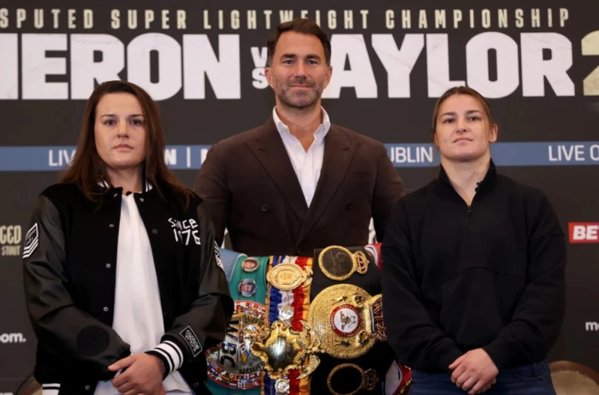 Chantelle Cameron and Katie Taylor