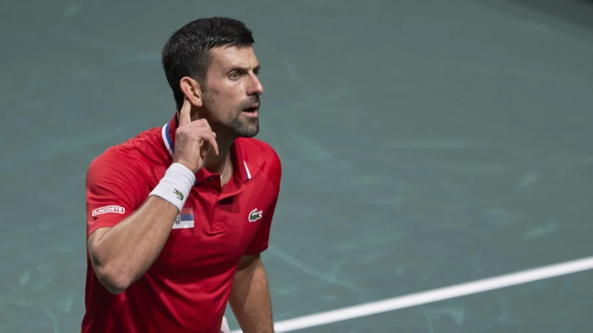 Novak Djokovic Serbia Davis Cup Nov 2023