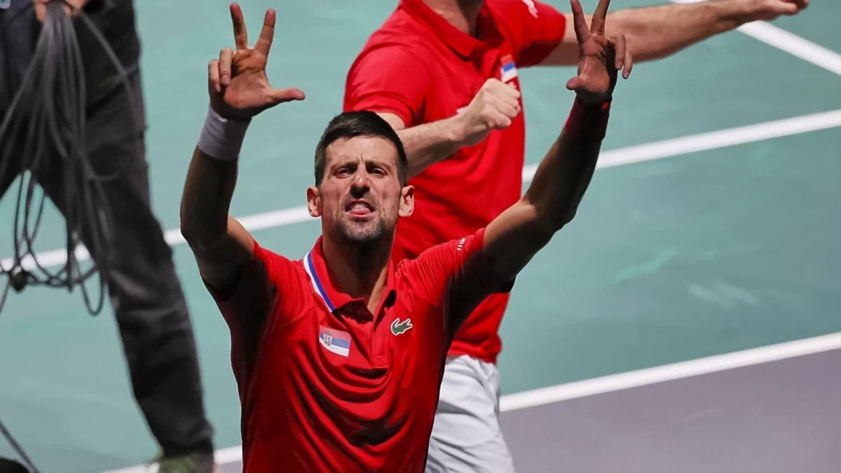 Novak Djokovic Serbia Davis Cup Nov 2023