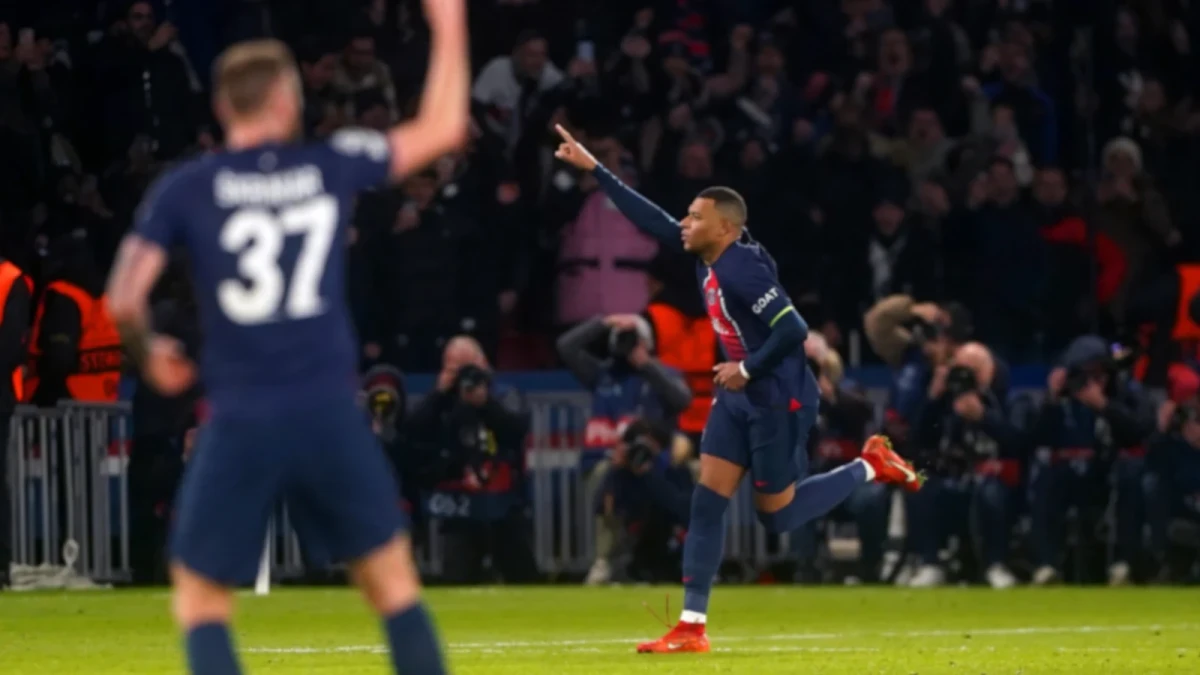 Kylian Mbappe celebration