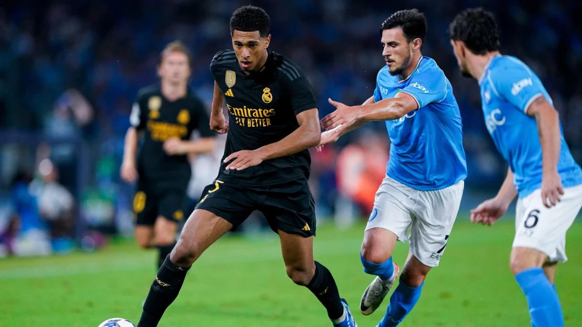 Jude Bellingham against Napoli