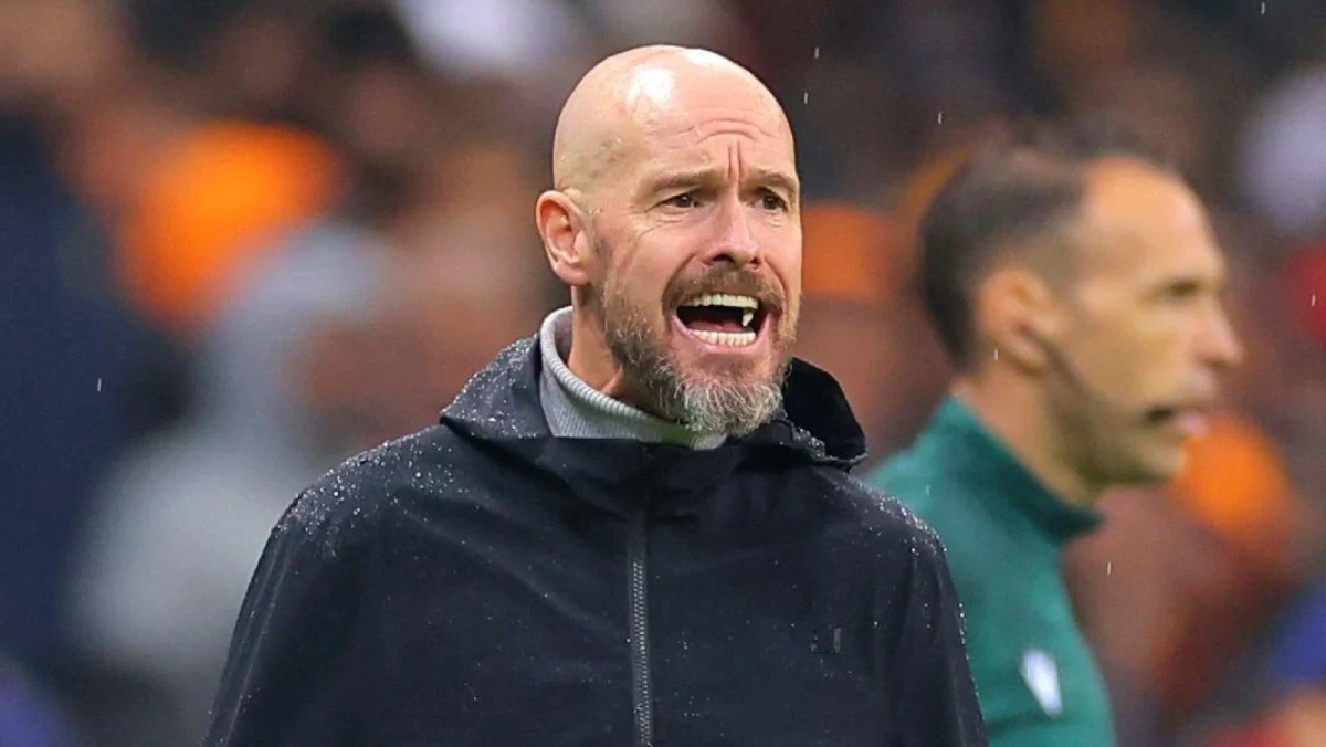 Manchester United's head coach Erik ten Hag