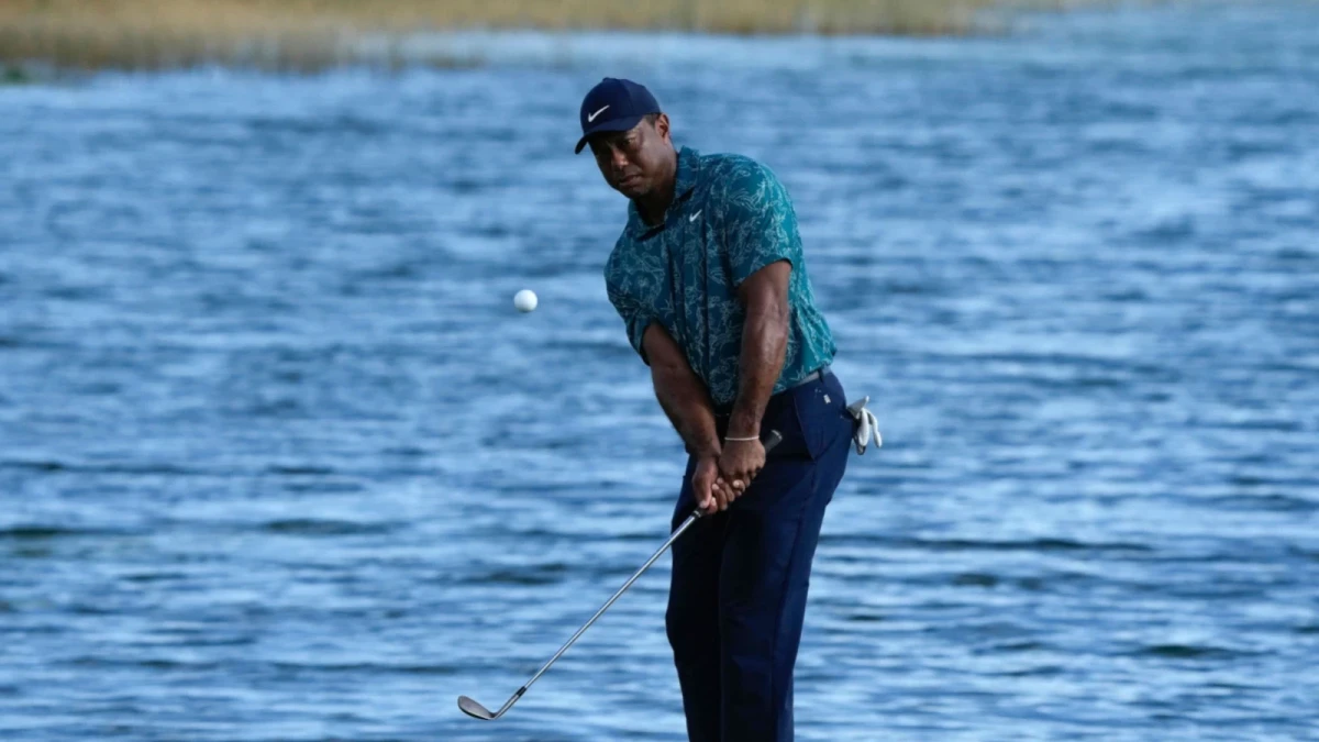 Tiger Woods at the 2023 Hero World Challenge