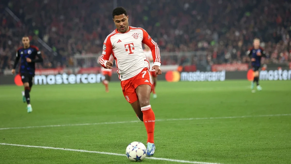 Serge Gnabry of Bayern Munich