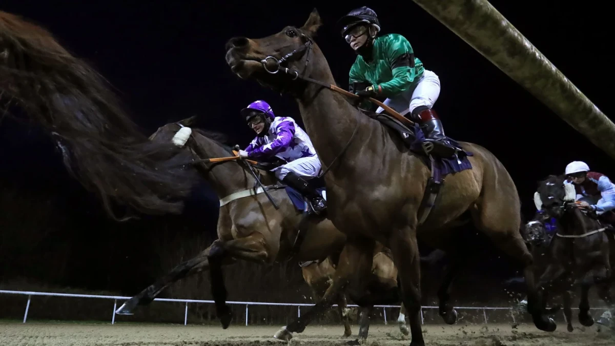 Liam Keniry at Wolverhampton racecourse