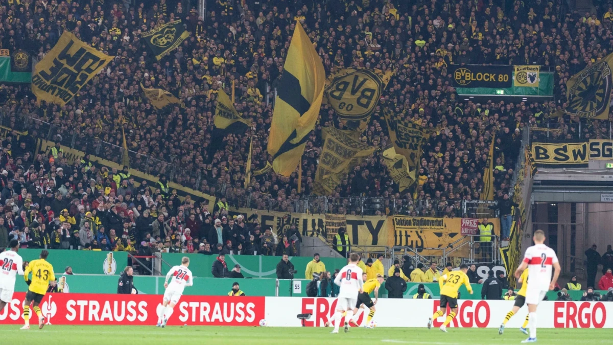 Borussia Dortmund fans at Signal Iduna Park