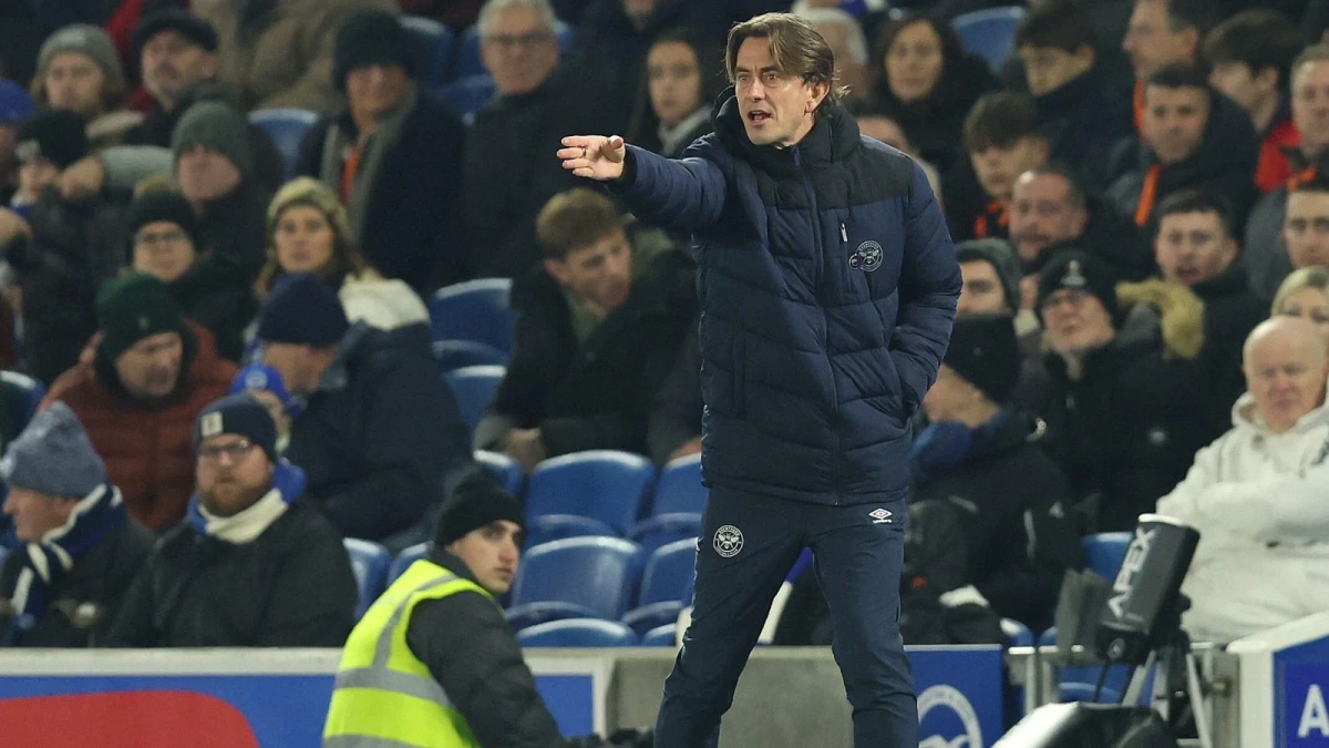 Brentford manager Thomas Frank