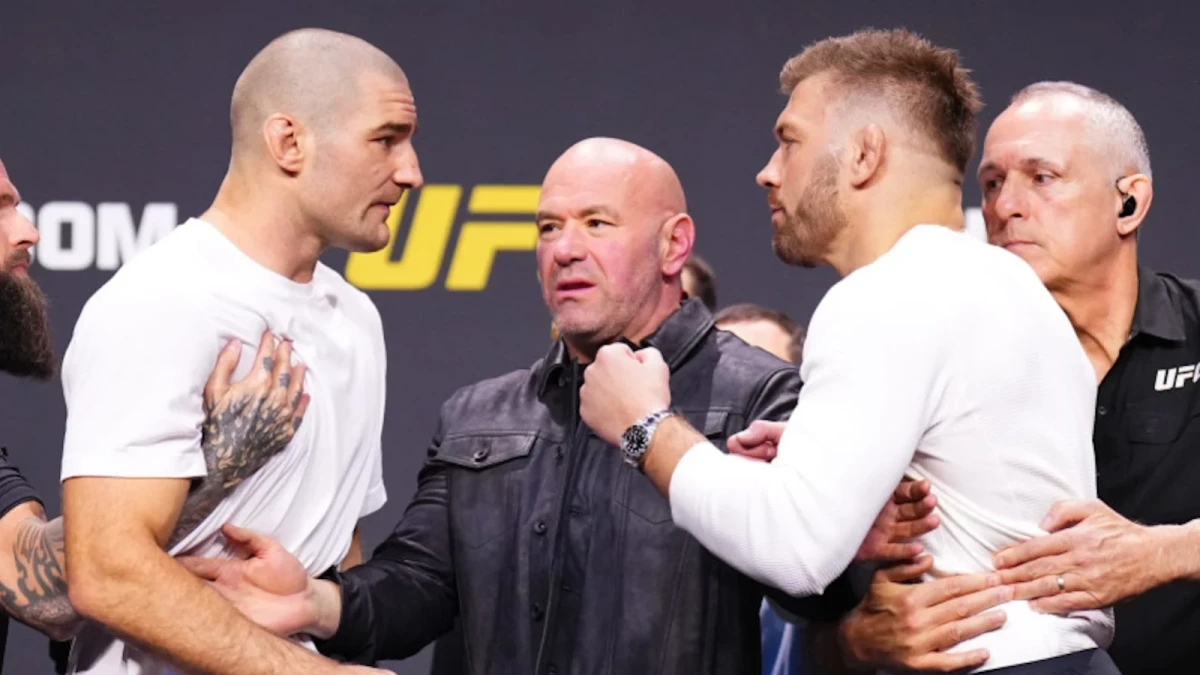 Dricus du Plessis and Sean Strickland