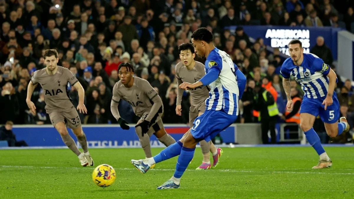 Joao Pedro scores for Brighton