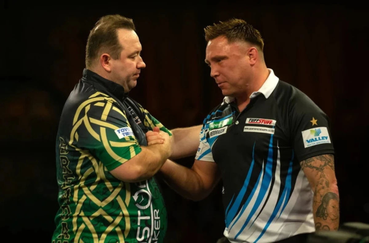 Brendan Dolan and Gerwyn Price PDC Darts