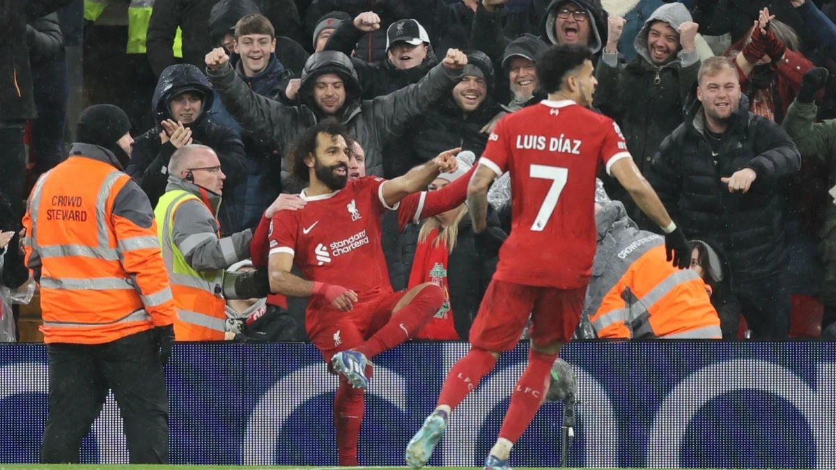 Mo Salah v Newcastle 2024