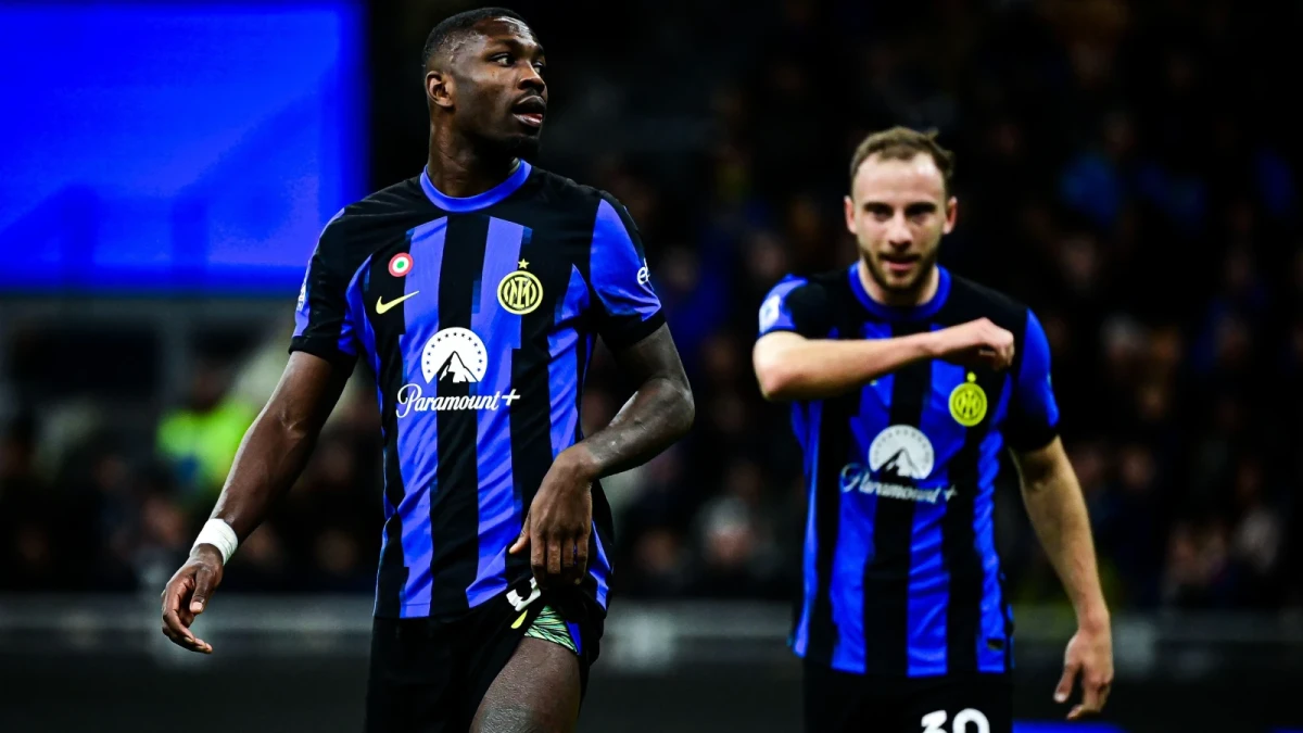 Inter Milan's Marcus Thuram