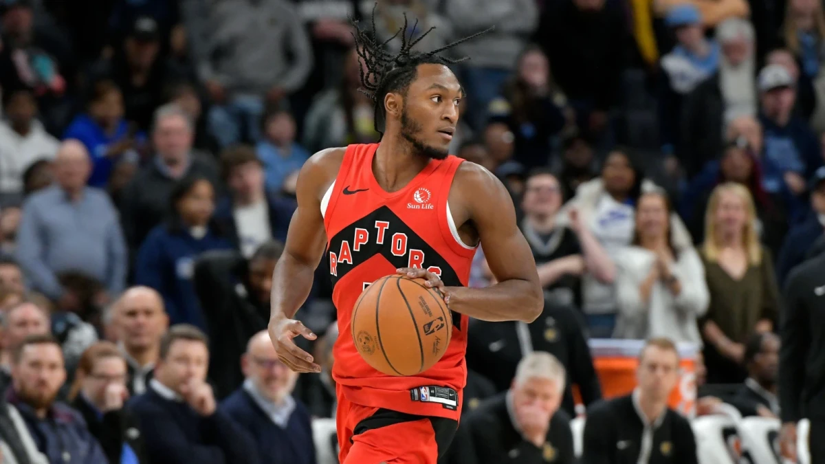 Toronto Raptors guard Immanuel Quickley