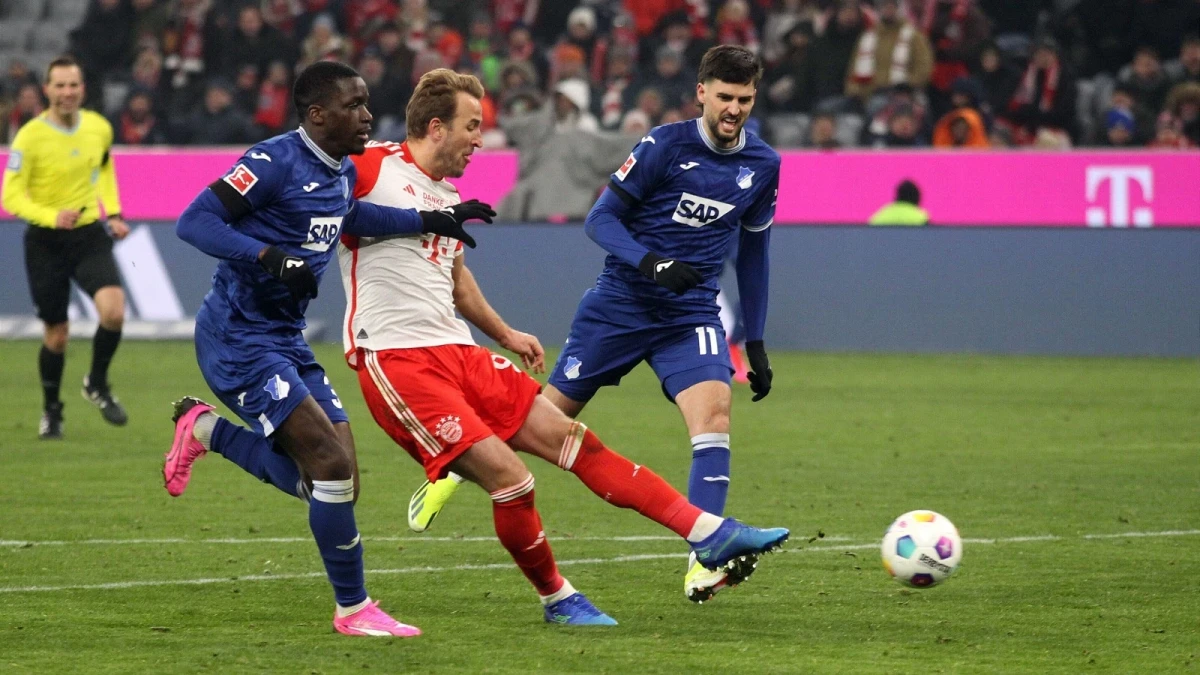 Harry Kane scores for Bayern Munich